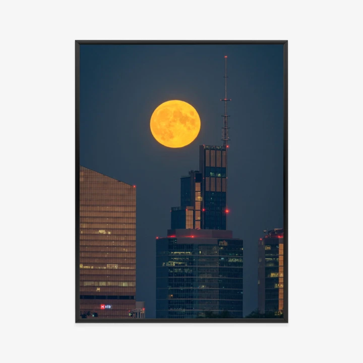 Plakat Pełnia Księżyc W Warszawie