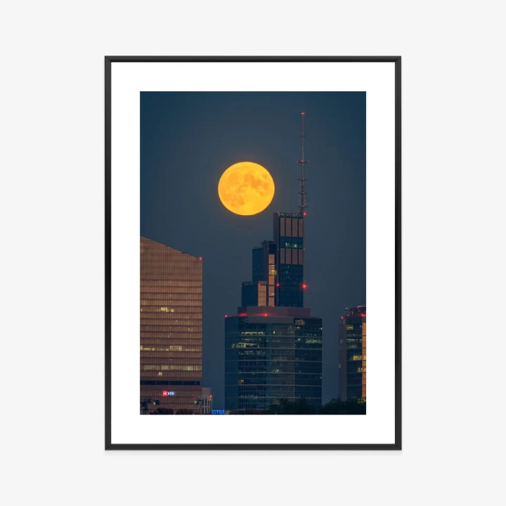 Plakat Pełnia Księżyc W Warszawie