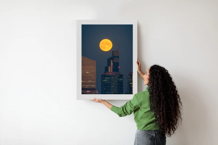 Plakat Pełnia Księżyc W Warszawie