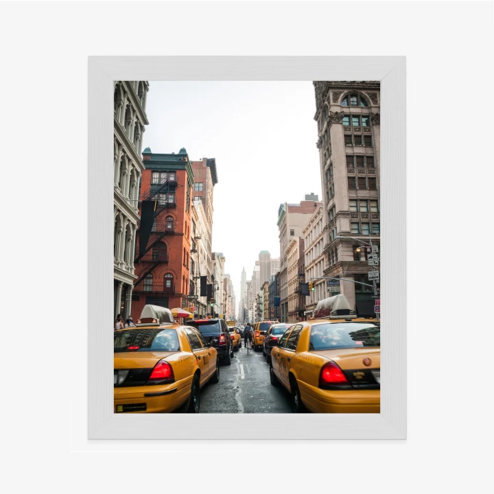 Plakat Taksówki Na Ulicy Soho Nowy Jork