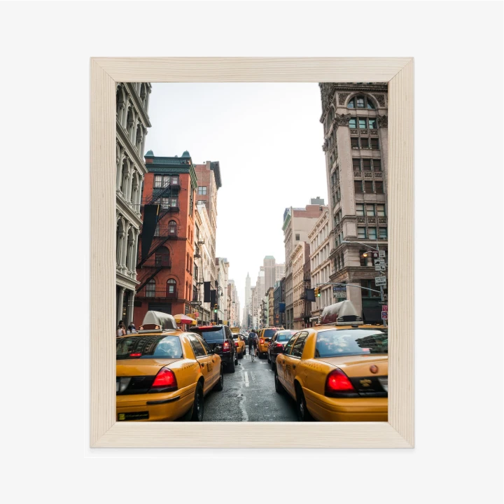 Plakat Taksówki Na Ulicy Soho Nowy Jork