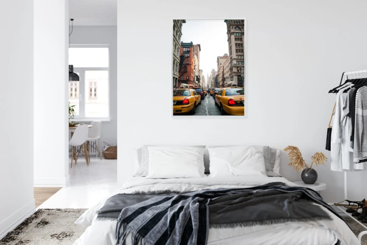 Plakat Taksówki Na Ulicy Soho Nowy Jork