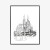 Plakat Bazylika Sagrada Familia Szkic