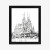 Plakat Bazylika Sagrada Familia Szkic
