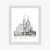 Plakat Bazylika Sagrada Familia Szkic