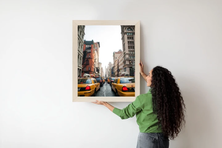 Plakat Taksówki Na Ulicy Soho Nowy Jork