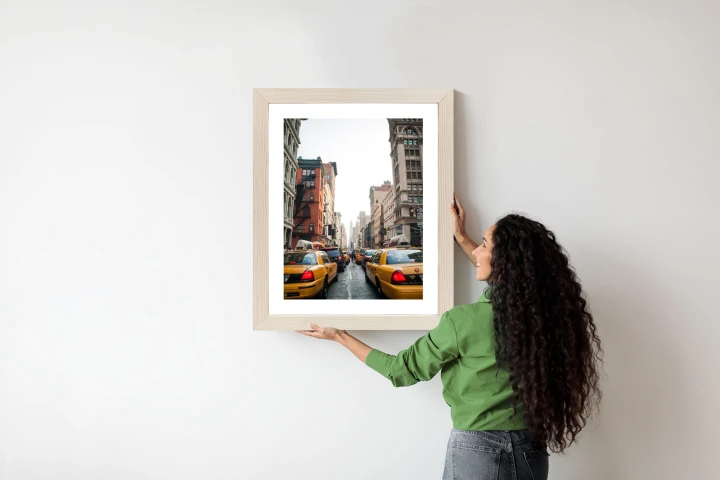 Plakat Taksówki Na Ulicy Soho Nowy Jork