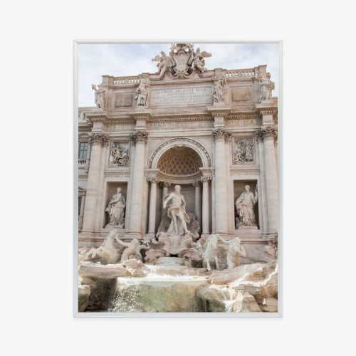 Plakat Rzymska Barokowa Fontanna Di Trevi