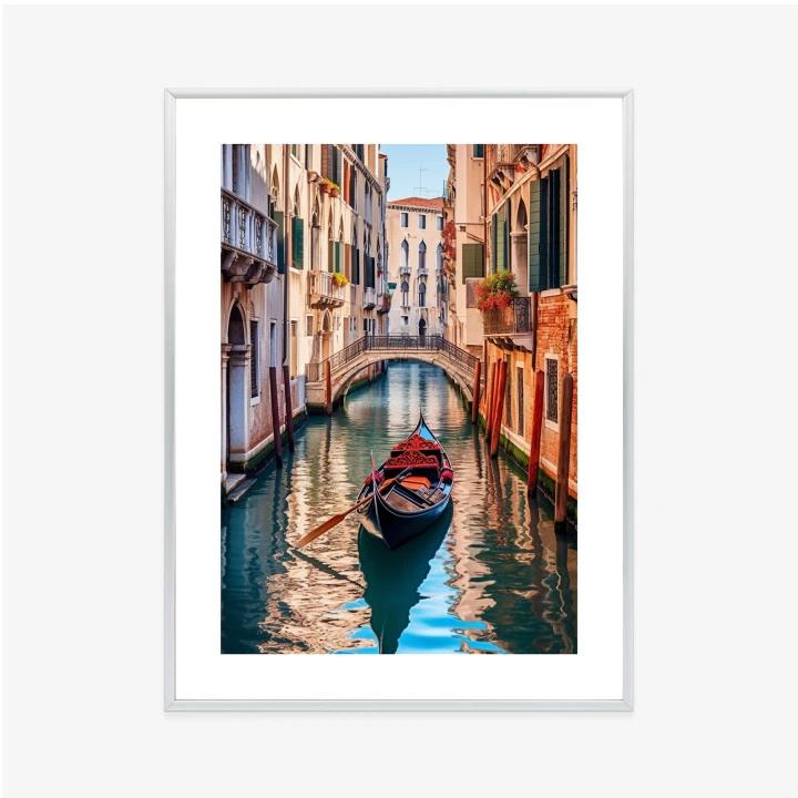 Plakat Gondola Na Kanale W Wenecji