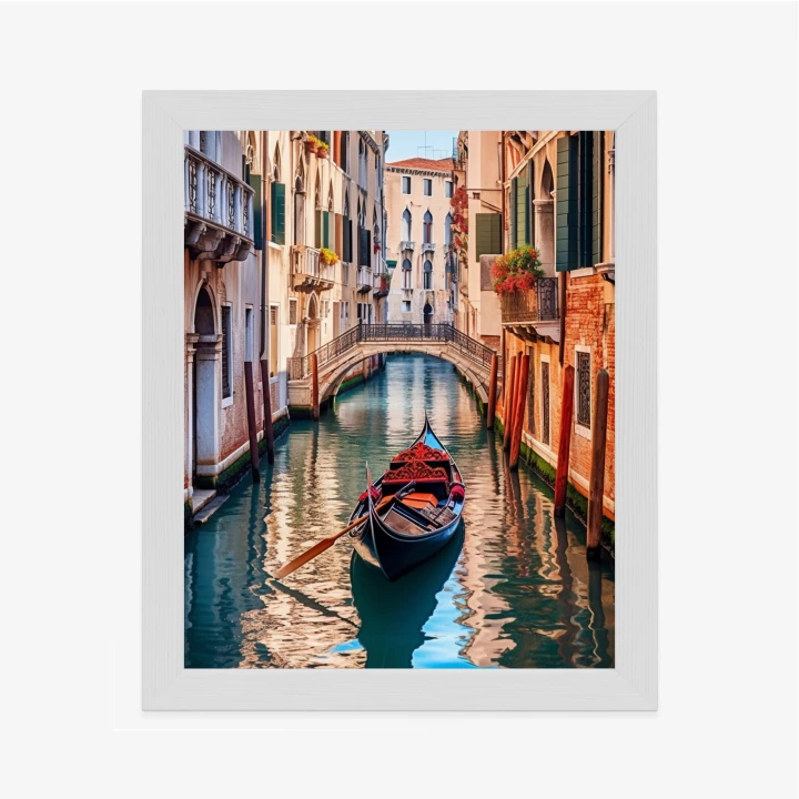 Plakat Gondola Na Kanale W Wenecji