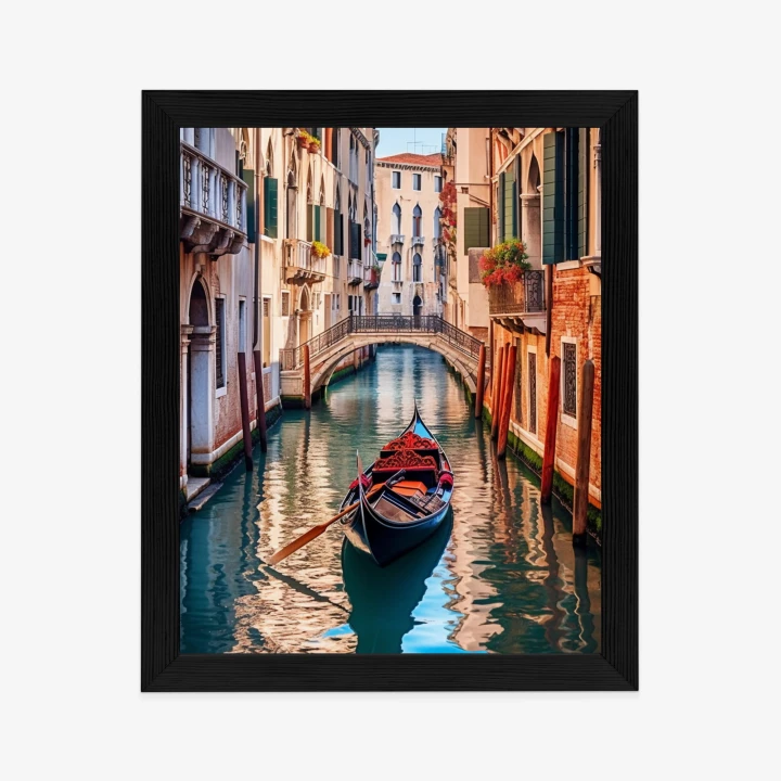 Plakat Gondola Na Kanale W Wenecji