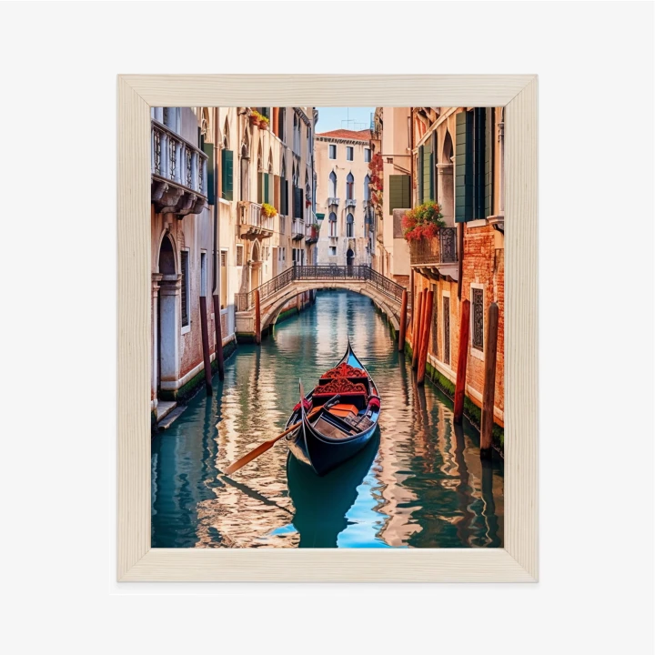 Plakat Gondola Na Kanale W Wenecji