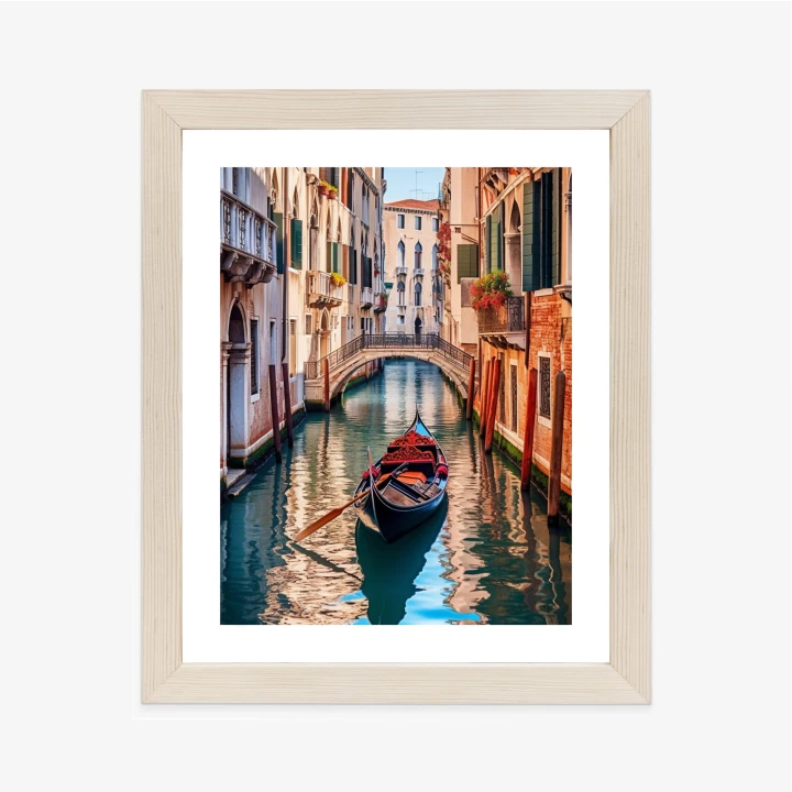 Plakat Gondola Na Kanale W Wenecji