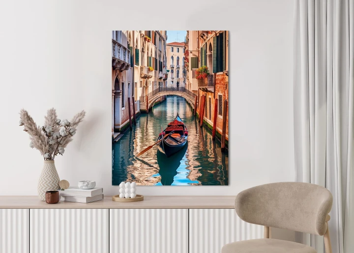 Plakat Gondola Na Kanale W Wenecji