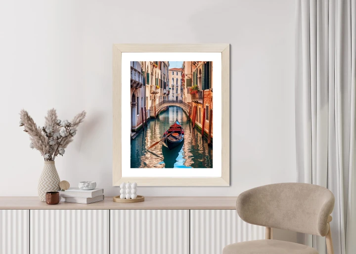 Plakat Gondola Na Kanale W Wenecji