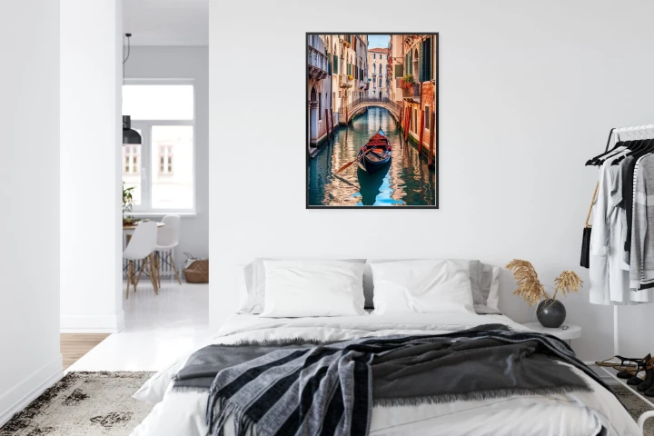 Plakat Gondola Na Kanale W Wenecji