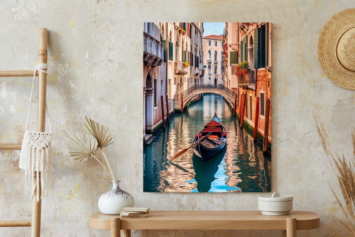 Plakat Gondola Na Kanale W Wenecji