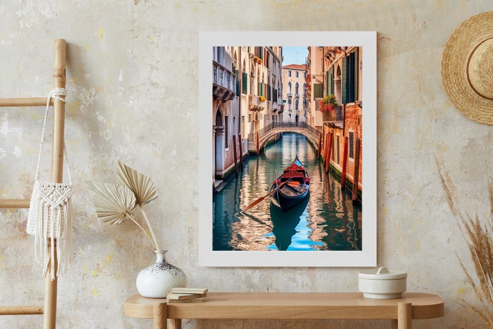 Plakat Gondola Na Kanale W Wenecji