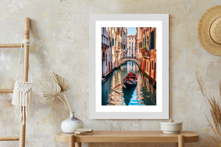 Plakat Gondola Na Kanale W Wenecji