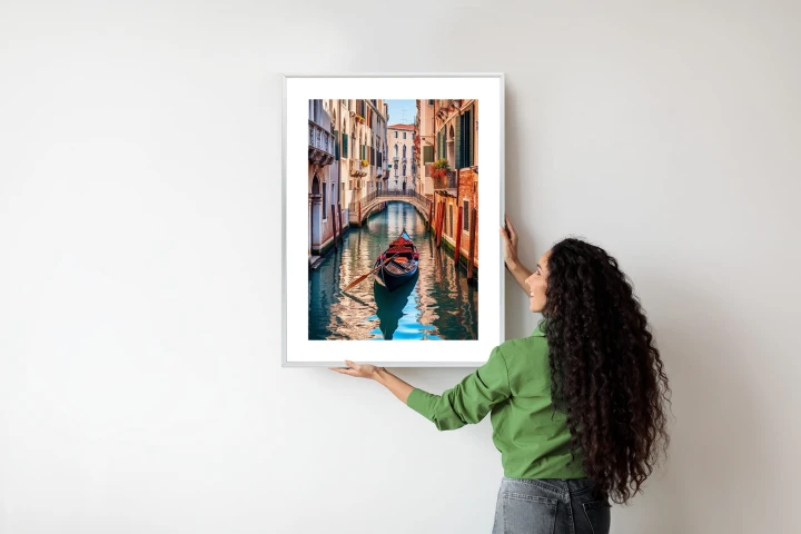 Plakat Gondola Na Kanale W Wenecji