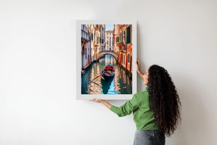 Plakat Gondola Na Kanale W Wenecji