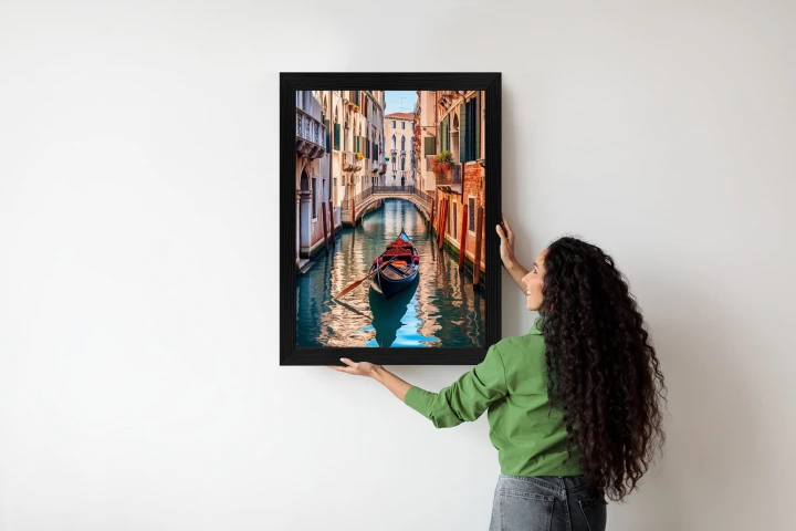 Plakat Gondola Na Kanale W Wenecji