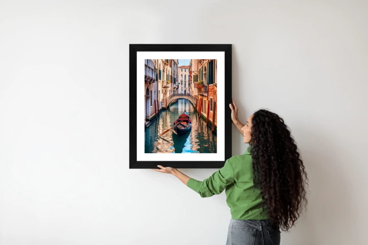 Plakat Gondola Na Kanale W Wenecji