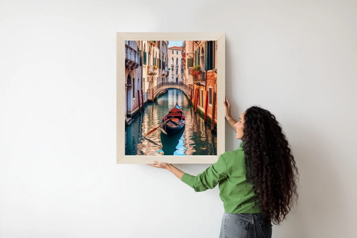 Plakat Gondola Na Kanale W Wenecji