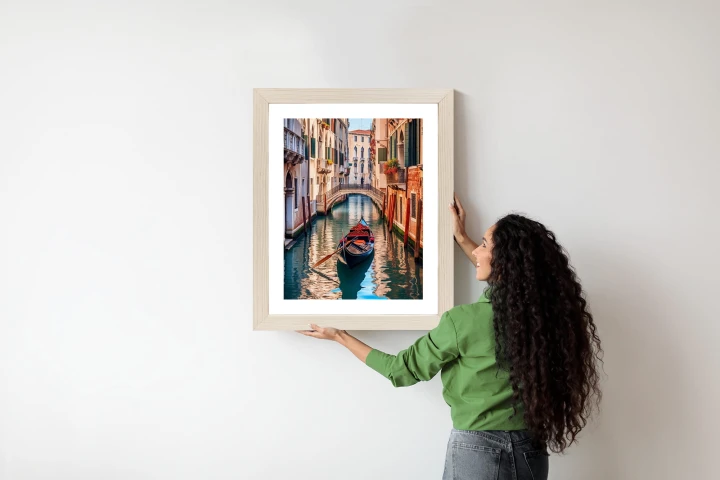 Plakat Gondola Na Kanale W Wenecji