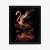 Plakat Flaming Z Kwiatami Na Surrealistycznej Ilustracji