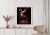 Plakat Flaming Z Kwiatami Na Surrealistycznej Ilustracji