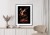 Plakat Flaming Z Kwiatami Na Surrealistycznej Ilustracji