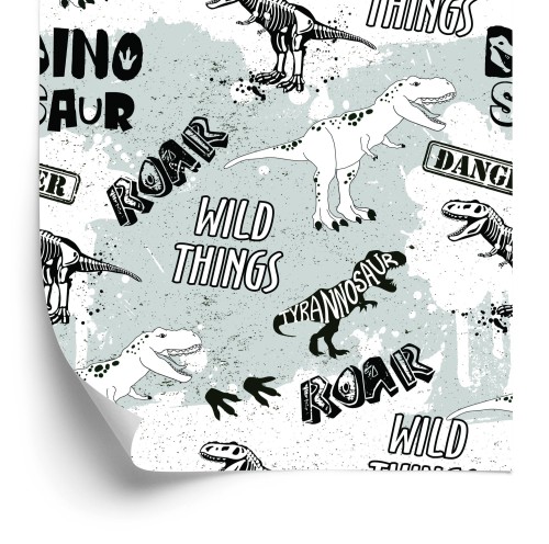 Tapeta W Dinozaury, Zwierzęta, Do Pokoju Dziecka