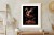 Plakat Flaming Z Kwiatami Na Surrealistycznej Ilustracji