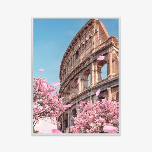 Plakat Koloseum W Rzymie Wiosną