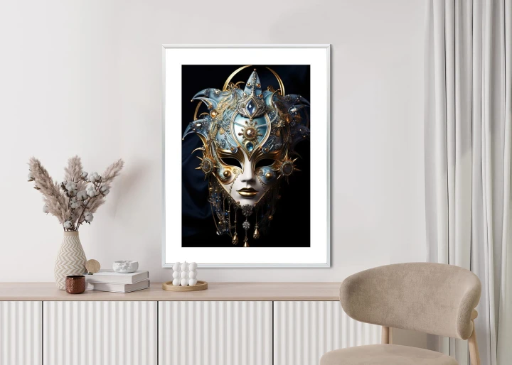 Plakat Wenecka Maska Karnawałowa