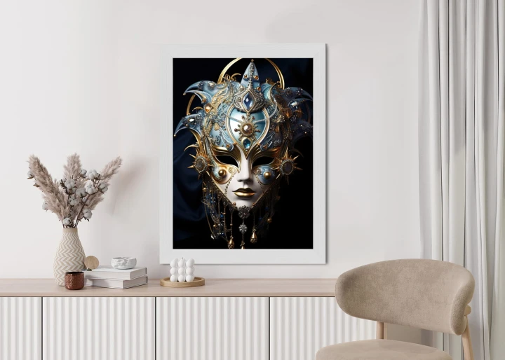 Plakat Wenecka Maska Karnawałowa