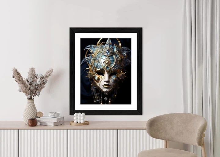 Plakat Wenecka Maska Karnawałowa
