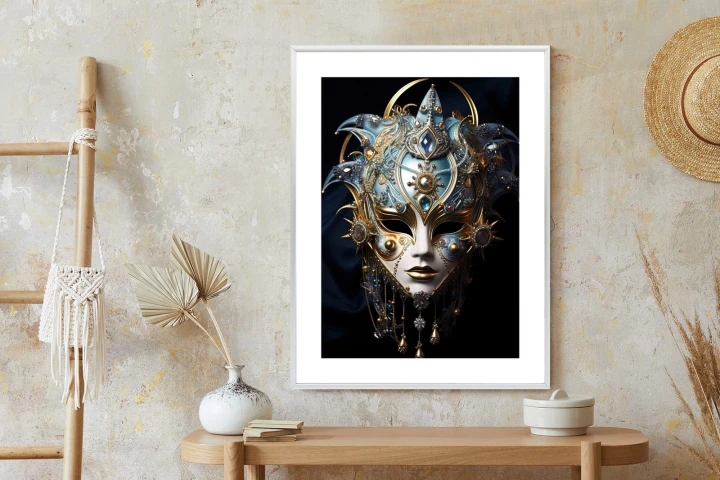 Plakat Wenecka Maska Karnawałowa