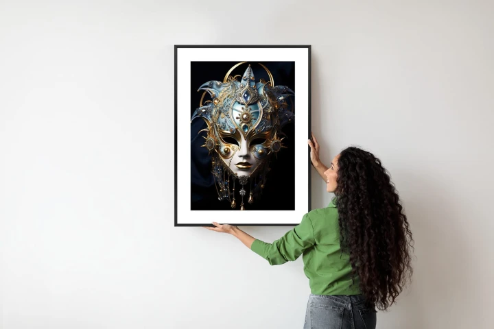 Plakat Wenecka Maska Karnawałowa