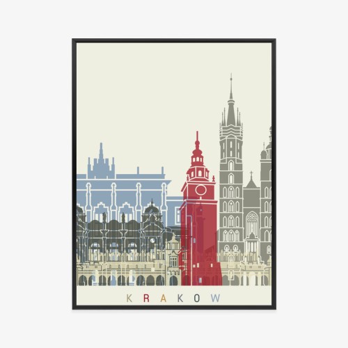 Plakat Słynna Architektura Krakowa