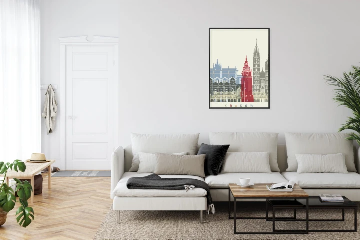 Plakat Słynna Architektura Krakowa