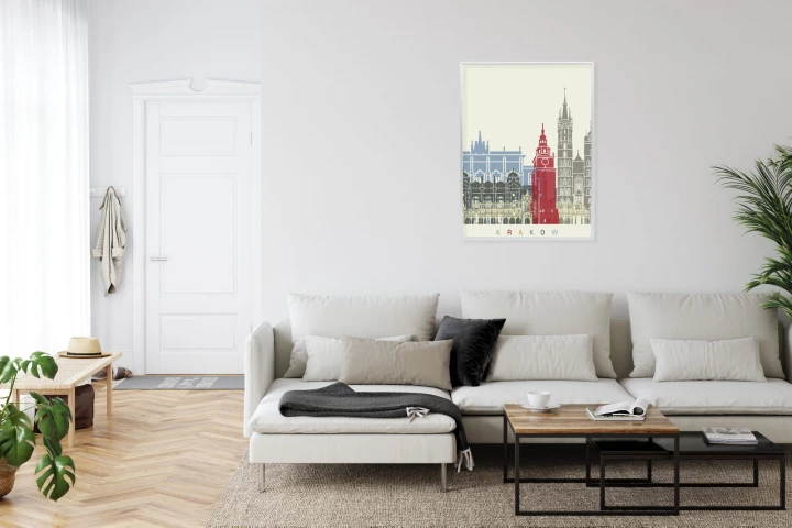 Plakat Słynna Architektura Krakowa