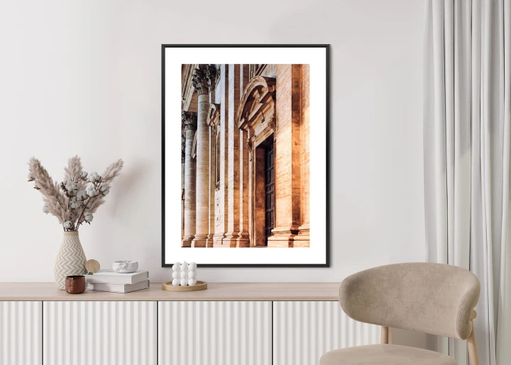 Plakat Kościół Świętego Ignacego Loyoli W Rzymie Architektura