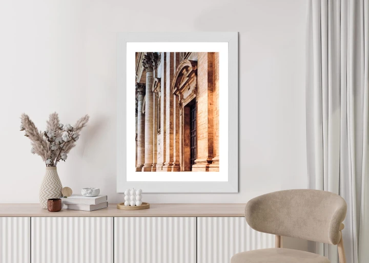 Plakat Kościół Świętego Ignacego Loyoli W Rzymie Architektura