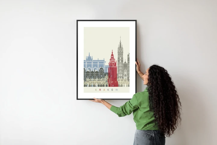 Plakat Słynna Architektura Krakowa