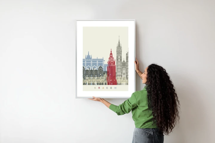 Plakat Słynna Architektura Krakowa