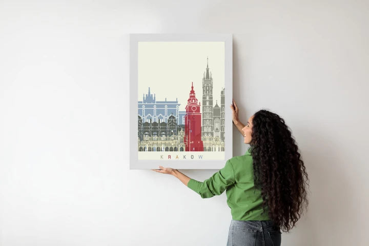 Plakat Słynna Architektura Krakowa