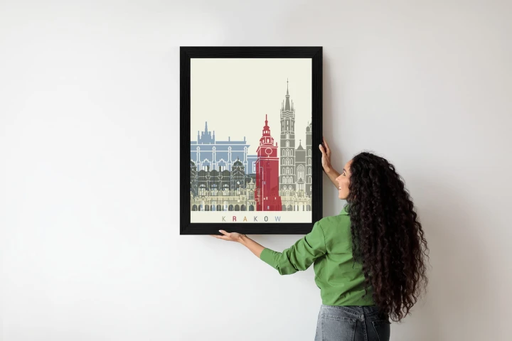 Plakat Słynna Architektura Krakowa