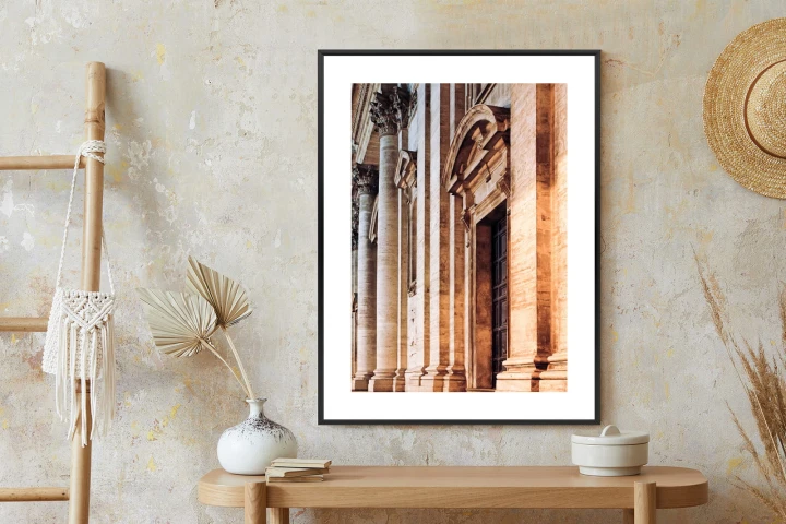 Plakat Kościół Świętego Ignacego Loyoli W Rzymie Architektura